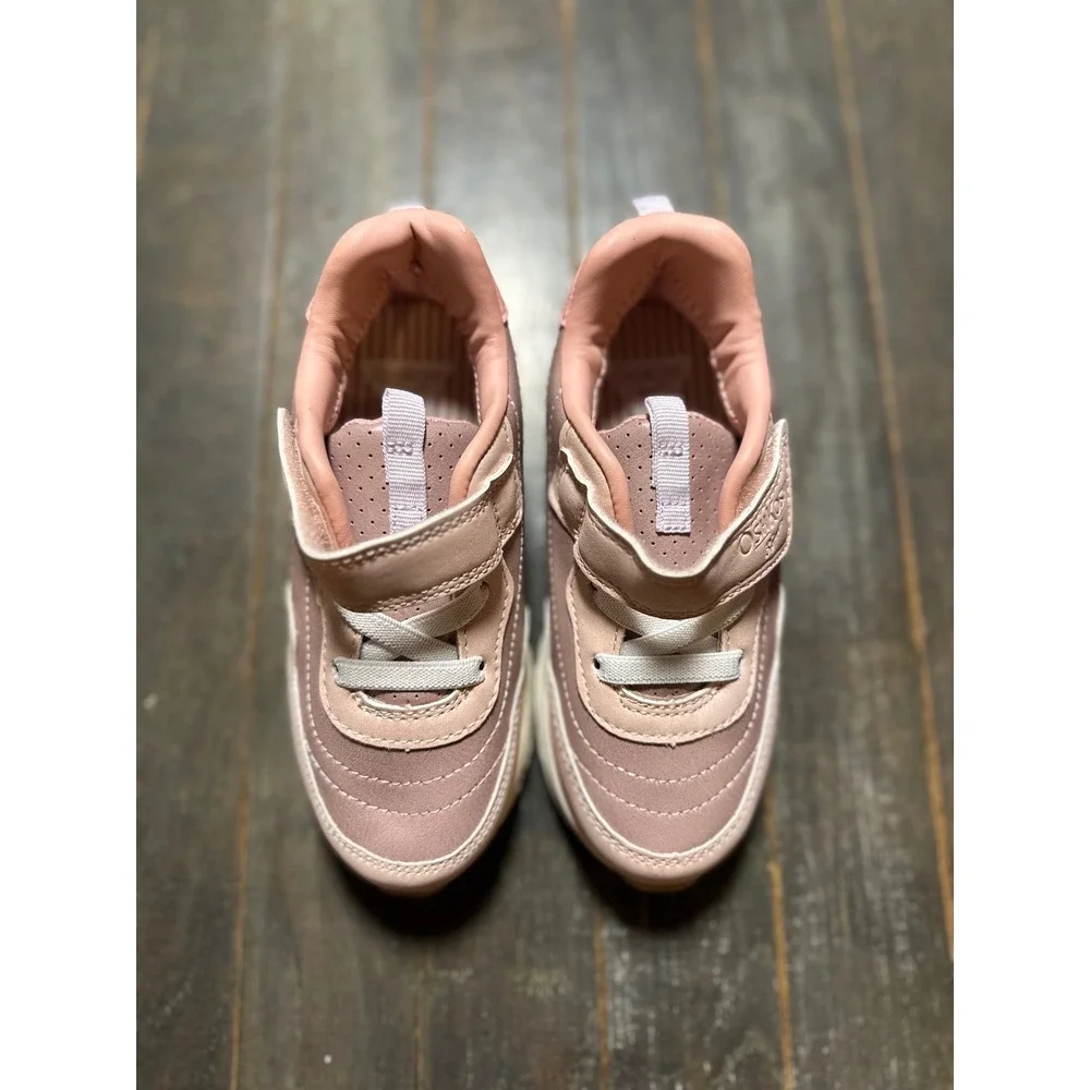OshKosh Bgosh Kids Pink Lavender Shimmer Athletic Sneakers Shoes